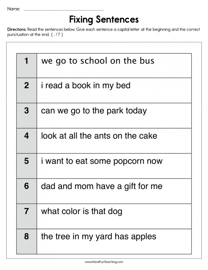 fixing-sentences-worksheet-2nd-grade