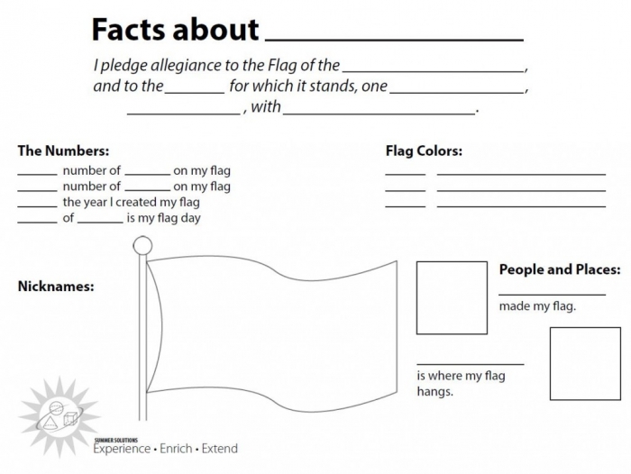 Make Your Own Flag Worksheets 99Worksheets
