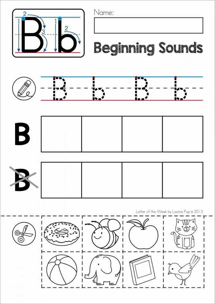 Letter B Sound Worksheets 99Worksheets