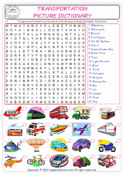 Word Search: Transportation