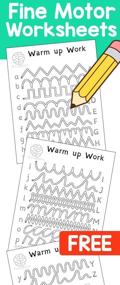 Free Pencil Practice Fine Motor Control Preschool Learning Grip