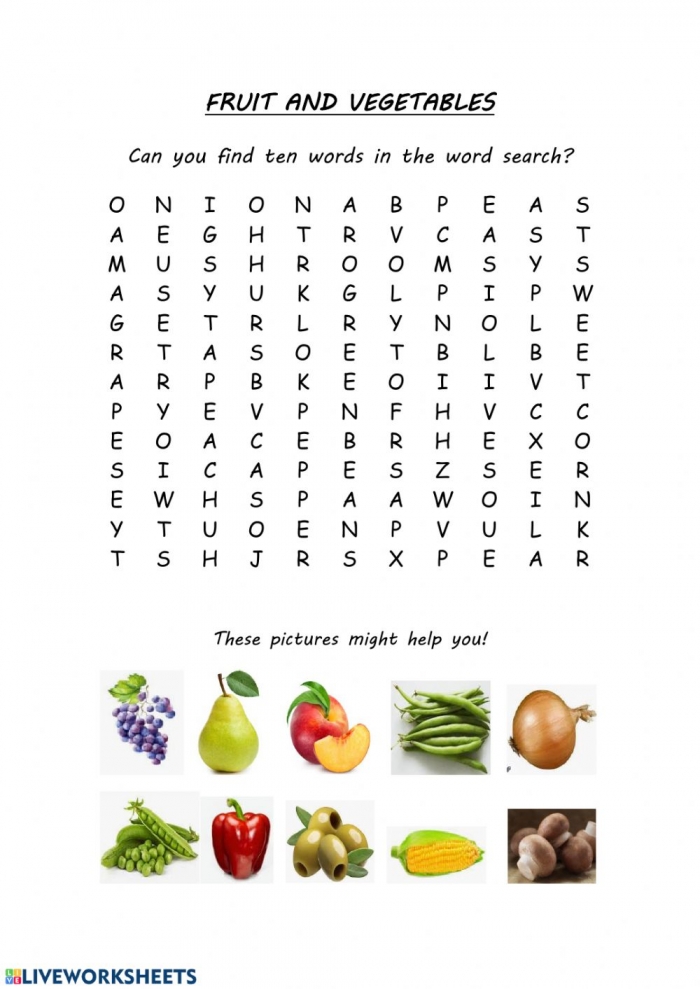 Fruit And Vegetables