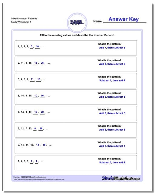Geometry Shadow Problems Patterns And Rules Worksheets Sentence