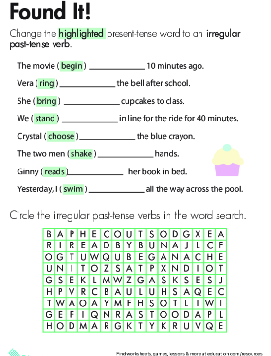 irregular-past-tense-verbs-found-it-worksheets-99worksheets