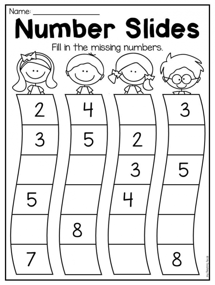 Free And Fun Number Ordering Printables For Preschool And Kindergarten Childre Kindergarten Math 