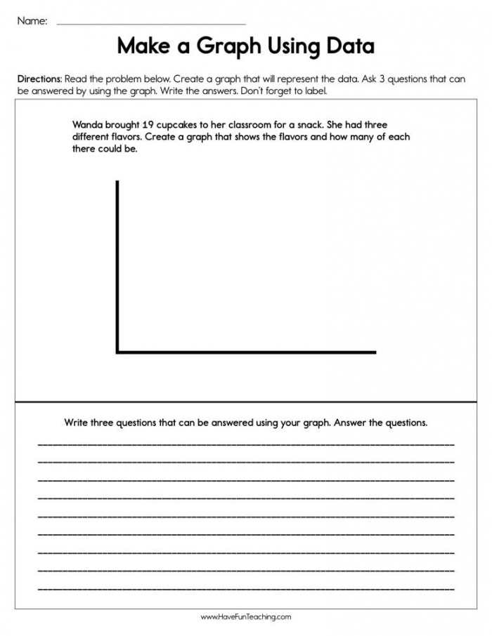 Making A Graph Using Data Worksheet  Have Fun Teaching