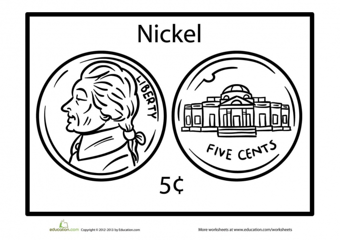 Nickel Coloring Page