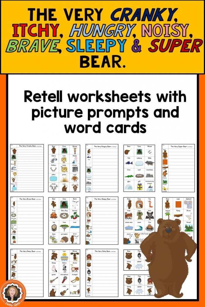 Pin On The Very Hungry Bear By Nick Bland Activities