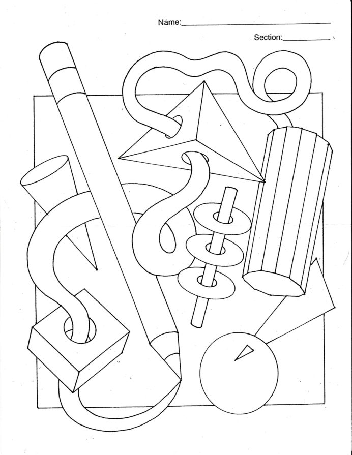Th Grade Colored Pencil Unit Visual Art Lessons Worksheets