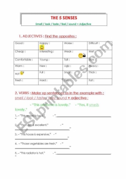 Smell Adjectives