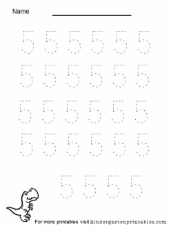 Tracing Numbers: 5