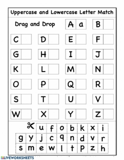 Upper And Lower Case Letters