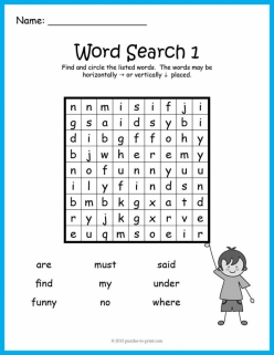 Kindergarten Sight Words: Ten To This