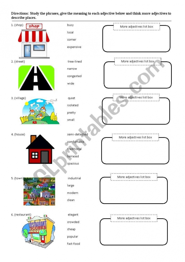 Noun Phrase Worksheet