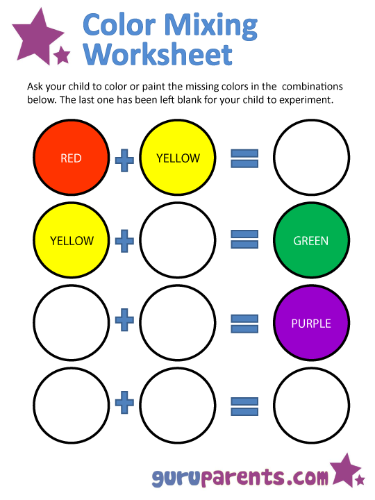 Coloring Pages  Color Mixing Worksheet Coloring Pages Staggering