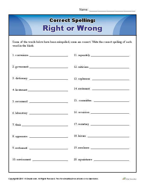 correct-the-spelling-worksheets-99worksheets