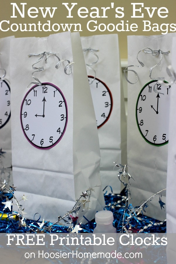 Countdown Bags Clock Printables