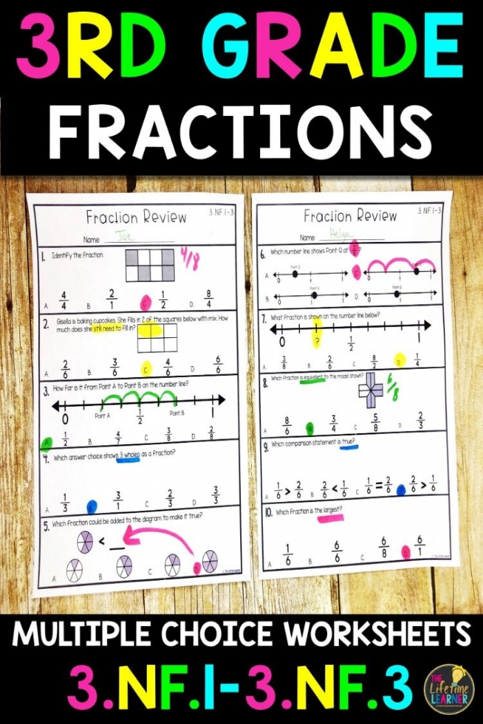 Fraction Worksheets