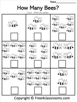 Missing Numbers: Counting Bee