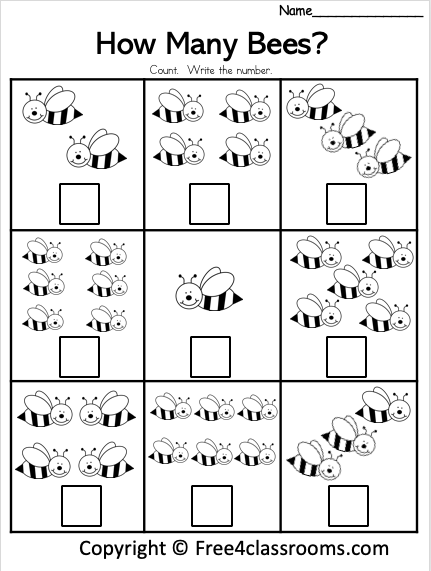 Free Kinder Math