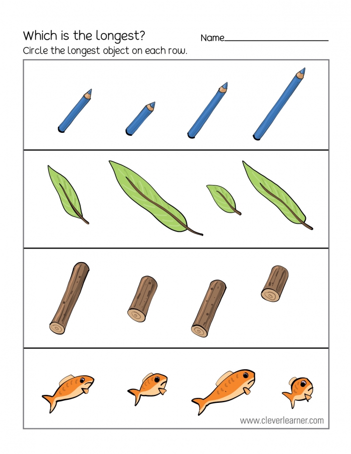 Free Printable Worksheets On Measuring Length  Long And Short