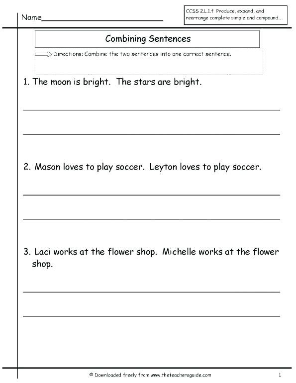 Free Worksheets Library And Print On Copying Sentences Decimal