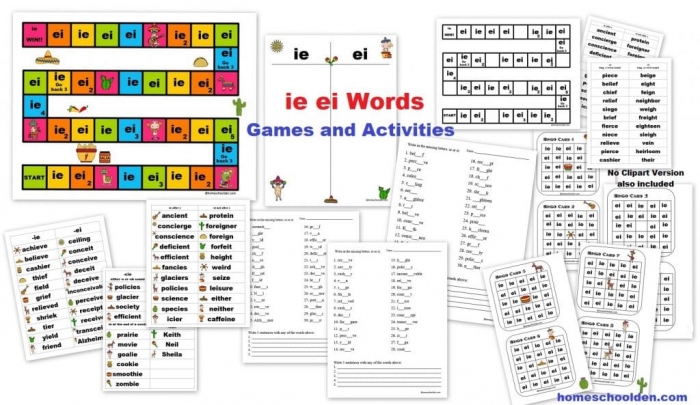 Ie Ei Words