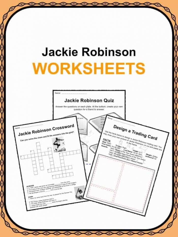 Jackie Robinson Facts   Worksheets