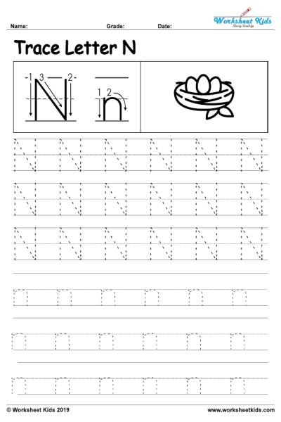 practice-tracing-the-letter-n-worksheets-99worksheets