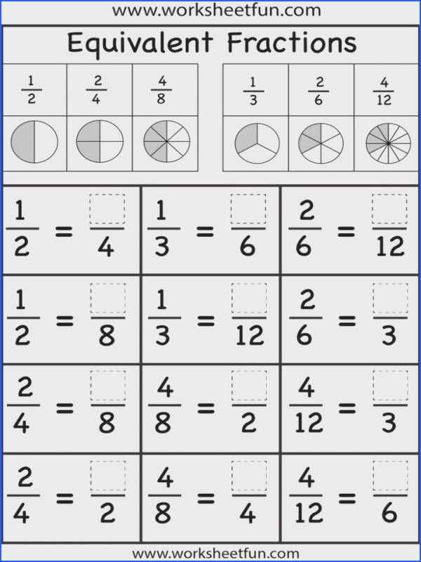 Math Worksheets Fractions Teaching Rd Grade Simplifying Mon Core