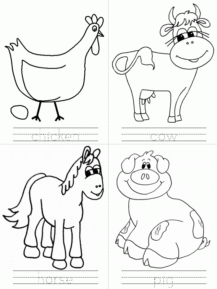 On The Farm Activity Worksheet