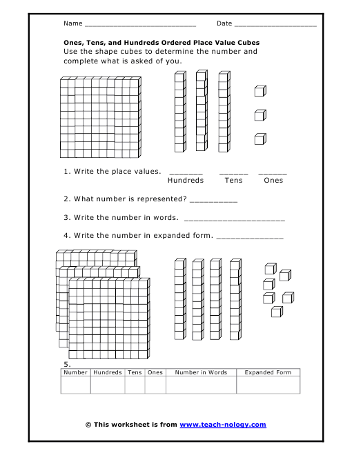 money-and-place-value-with-hundreds-tens-and-ones-worksheets