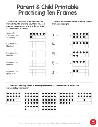 Practicing Ten Frames