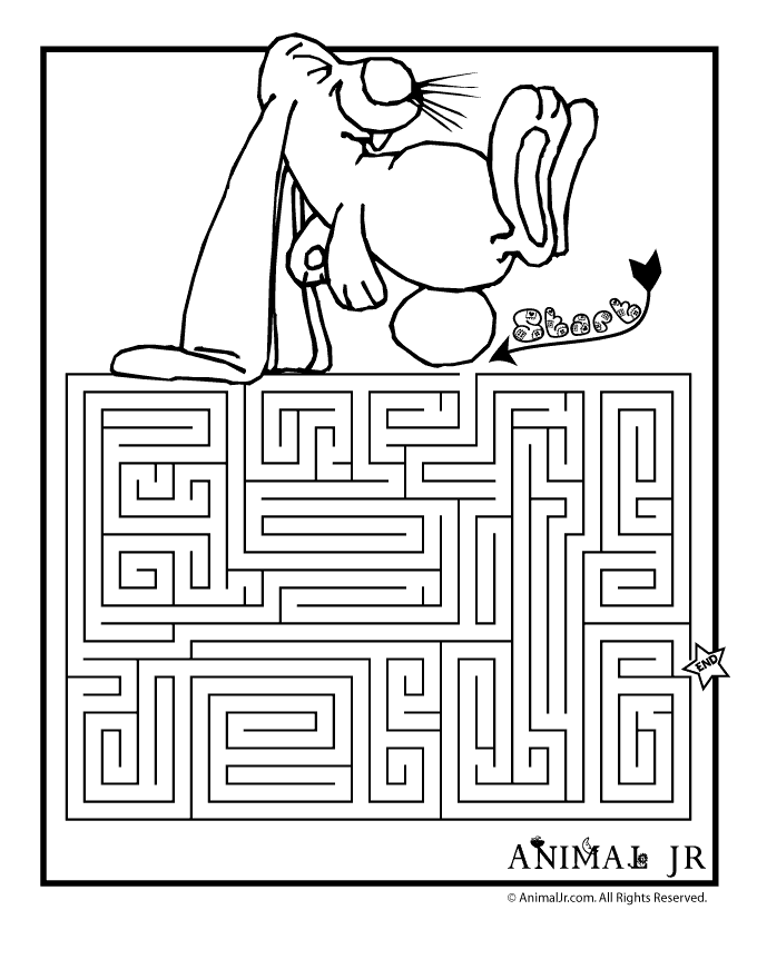 Printable Spring Maze