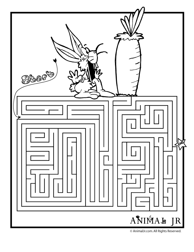 Printable Spring Maze