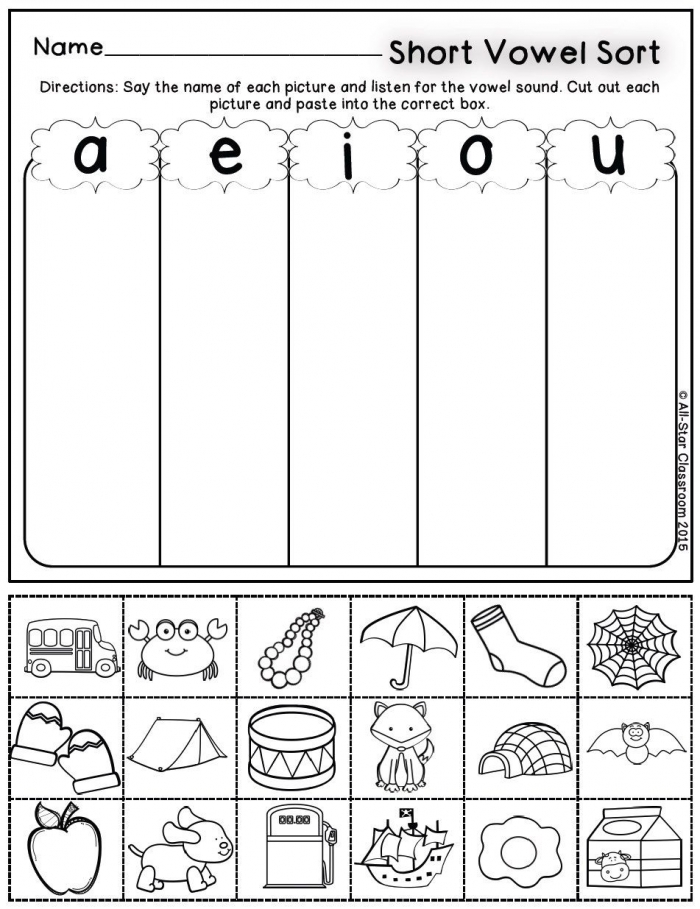 Printable Short Vowel Games Printable Word Searches