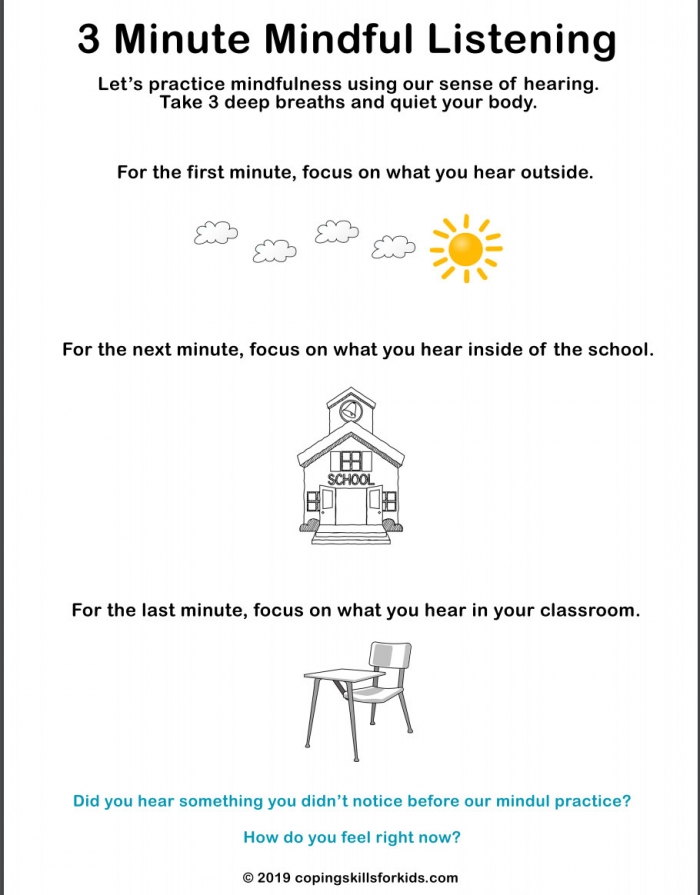Three Minute Mindful Listening