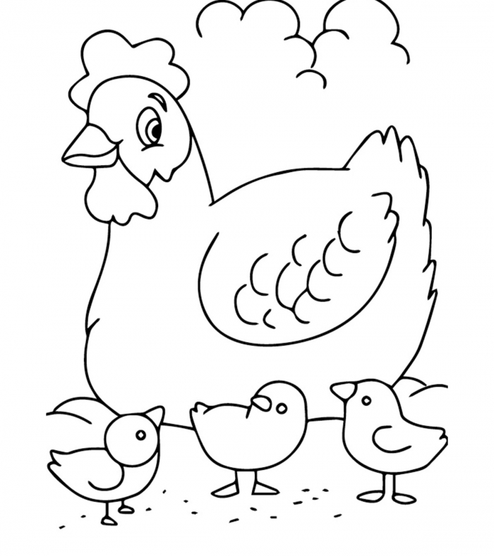 Top  Free Printable Farm Animals Coloring Pages Online