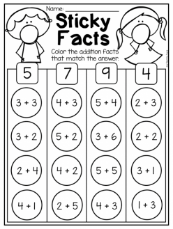 Addition And Subtraction For Kids