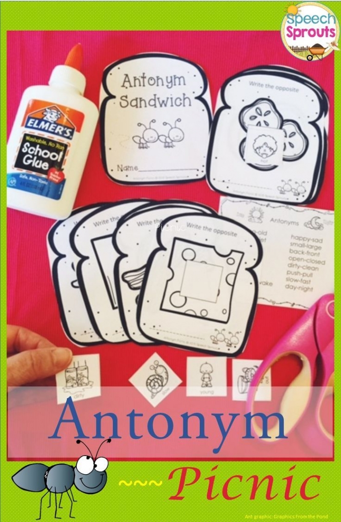 Antonym Speech Therapy Games Plus No