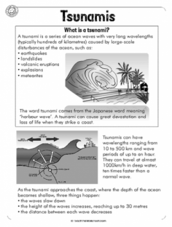 How Tsunamis Are Formed