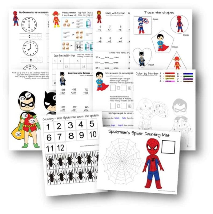 practice-makes-perfect-the-best-superhero-worksheets-99worksheets