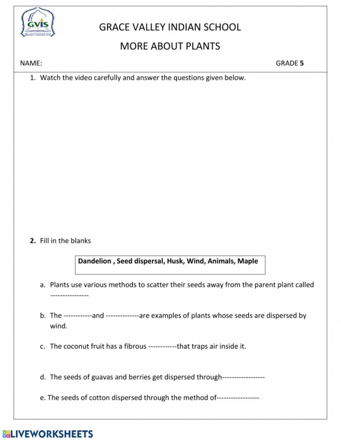 Grade  Task  Worksheet