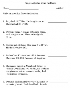Practice Test: Word Problems