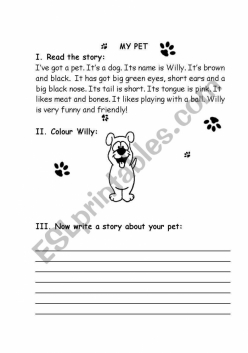 Write About Your Pet