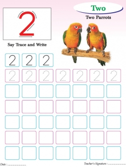 Practice Writing The Number 2