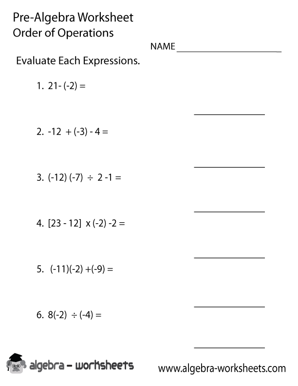evaluating-expressions-order-of-operations-with-exponents-worksheets