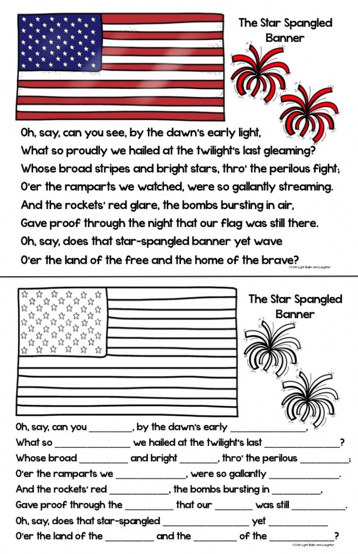 Pin On Teaching About The Us Flag   National Anthem