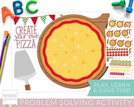 Pizza Activity Worksheet Pizza Maker Play Preschool Food