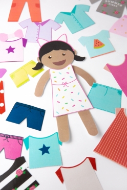 Paper Doll Girl: Party Fashion